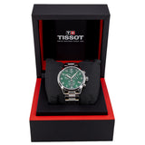 Tissot Chrono XL Classic Green Dial Silver Steel Strap Watch for Men - T116.617.11.092.00 Buy Now By Tissot