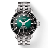 Tissot Seastar 1000 Powermatic 80 Green Dial Silver Steel Strap Watch For Men - T120.407.11.091.01 Buy Now By Tissot