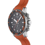 Tissot Seastar 1000 Chronograph Black Dial Orange Rubber Strap Watch For Men - T120.417.17.051.01 Buy Now By Tissot