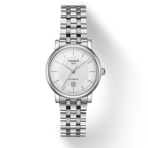 Tissot T Classic Carson Premium Silver Dial Silver Steel Strap Watch for Women - T122.207.11.031.00 Buy Now By Tissot