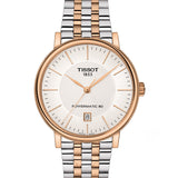 Tissot Carson Premium Powermatic 80 White Dial Two Tone Steel Strap Watch For Men - T122.407.22.031.01 Buy Now By Tissot