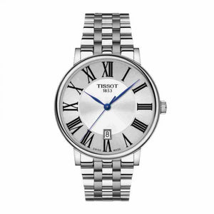 Tissot Carson Premium Silver Dial Silver Steel Strap Watch for Men - T122.417.11.033.00 Buy Now By Tissot