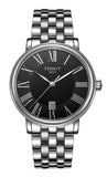 Tissot Carson Premium Black Dial Silver Steel Strap Watch For Men - T122.410.11.053.00 Buy Now By Tissot