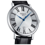Tissot Carson Premium Silver Dial Black Leather Strap Watch For Men - T122.410.16.033.00 Buy Now By Tissot