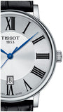 Tissot Carson Premium Silver Dial Black Leather Strap Watch For Men - T122.410.16.033.00 Buy Now By Tissot