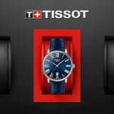 Tissot Carson Premium Blue Dial Blue Leather Strap Watch For Men - T122.410.16.043.00 Buy Now By Tissot