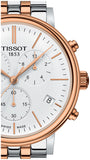 Tissot Carson Premium Chronograph White Dial Two Tone Steel Strap Watch For Men - T122.417.22.011.00 Buy Now By Tissot