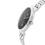 Tissot T Classic Carson Premium Powermatic 80 Black Dial Silver Steel Strap Watch For Men - T122.407.11.051.00 Buy Now By Tissot