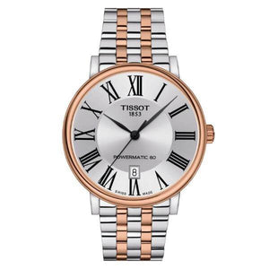 Tissot Carson Premium Powermatic 80 Silver Dial Two Tone Steel Strap Watch For Men - T122.407.22.033.00 Buy Now By Tissot