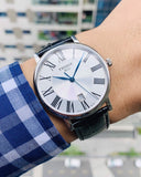 Tissot Carson Premium Silver Dial Black Leather Strap Watch For Men - T122.410.16.033.00 Buy Now By Tissot