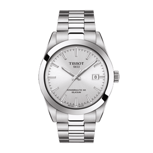 Tissot Gentleman Powermatic 80 Silicium Silver Dial Silver Steel Strap Watch For Men - T127.407.11.031.00 Buy Now By Tissot