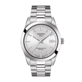 Tissot Gentleman Powermatic 80 Silicium Silver Dial Silver Steel Strap Watch For Men - T127.407.11.031.00 Buy Now By Tissot
