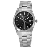 Tissot Gentleman Black Dial Silver Steel Strap Watch For Men - T127.410.11.051.00 Buy Now By Tissot