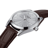 Tissot Gentlemen Silver Dial Brown Leather Strap Watch for Men - T127.410.16.031.01 Buy Now By Tissot