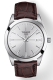 Tissot Gentlemen Silver Dial Brown Leather Strap Watch for Men - T127.410.16.031.01 Buy Now By Tissot