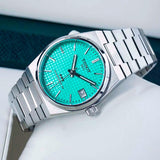 Tissot PRX Powermatic 80 Light Green Dial Silver Steel Strap Watch for Men - T137.207.11.091.01