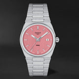 Tissot PRX Quartz Pink Dial Silver Steel Strap Watch for Women - T137.210.11.331.00 Buy Now By Tissot