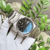 Tissot Powermatic 80 Automatic Gradient Blue Dial Silver Steel Strap Watch for Men - T137.407.11.051.01