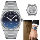 Tissot Powermatic 80 Automatic Gradient Blue Dial Silver Steel Strap Watch for Men - T137.407.11.051.01 Buy Now By Tissot