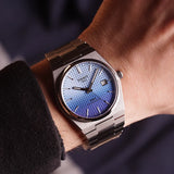 Tissot PRX Powermatic 80 Gradient Blue Dial Silver Steel Strap Watch for Men - T137.407.11.351.01 Buy Now By Tissot