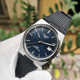 Tissot PRX Powermatic 80 Blue Dial Black Rubber Strap Watch for Men - T137.407.17.041.00 Buy Now By Tissot