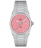 Tissot PRX Quartz Pink Dial Silver Steel Strap Watch for Women - T137.210.11.331.00 Buy Now By Tissot