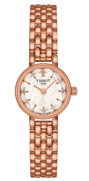 Tissot Lovely Mother of Pearl Dial Rose Gold Steel Strap Watch for Women - T140.009.33.111.00 Buy Now By Tissot