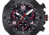 Tissot T Race Chronograph Black Dial Red Rubber Strap Watch For Men - T141.417.37.057.01 Buy Now By Tissot