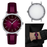 Tissot Everytime Lady Burgundy Dial Burgundy Leather Strap Watch for Women - T143.210.17.331.00 Buy Now By Tissot
