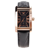 Emporio Armani Classic Black Dial Black Leather Strap Watch For Women - AR0169 Buy Now By Emporio Armani