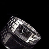 Emporio Armani Classic Black Dial Silver Stainless Steel Watch For Women - AR0157 Buy Now By Emporio Armani