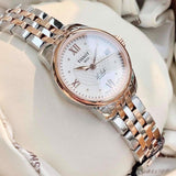 Tissot Le Locle Automatic Lady Silver Dial Two Tone Steel Strap Watch For Women - T41.2.183.16 Buy Now By Tissot