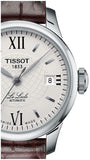 Tissot Le Locle Automatic Lady Silver Dial Brown Leather Strap Watch For Women - T41.1.113.77 Buy Now By Tissot