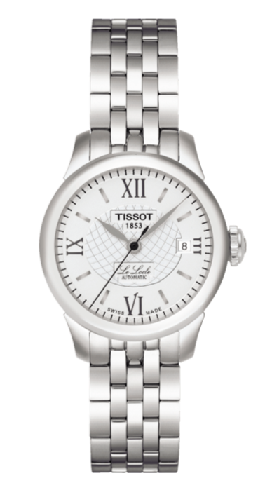 Tissot Le Locle Small Automatic Silver Dial Silver Steel Strap Watch For Women - T41.1.183.33 Buy Now By Tissot
