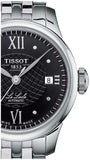 Tissot Le Locle Automatic Lady Black Dial Silver Steel Strap Watch For Women - T41.1.183.56 Buy Now By Tissot