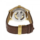 Tissot T Classic Le Locle Automatic Gold Dial Maroon Leather Strap Watch For Men - T41.5.413.73 Buy Now By Tissot