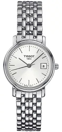 Tissot T Classic Desire Silver Dial Silver Mesh Bracelet Watch for Men - T52.1.481.31 Buy Now By Tissot