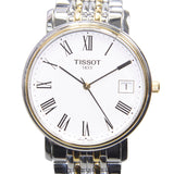 Tissot T Classic Desire White Dial Two Tone Watch For Men - T52.2.481.13 Buy Now By Tissot