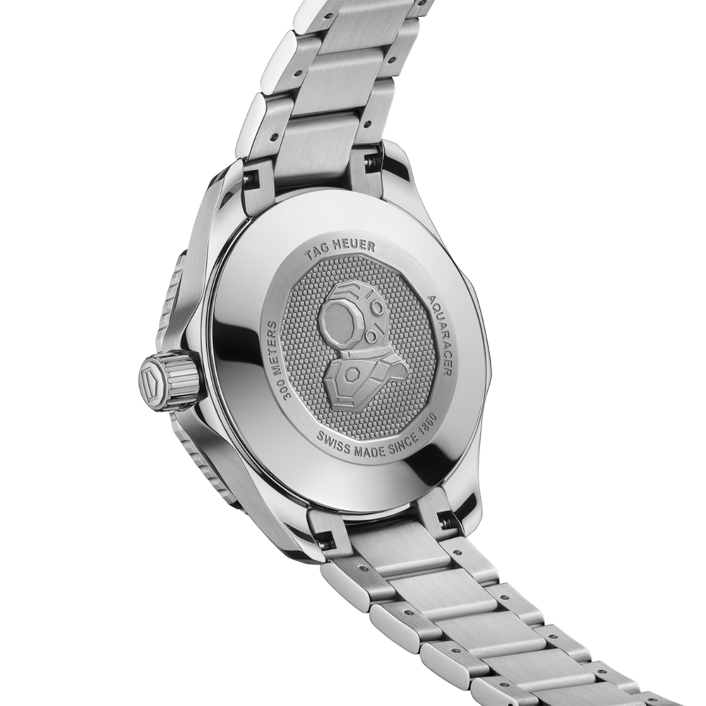 Tag Heuer Aquaracer Professional 200 Quartz Black Dial Silver Steel Strap Watch for Women - WBP1410.BA0622