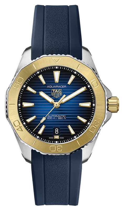 Tag Heuer Aquaracer Professional 200 Automatic Blue Dial Blue Rubber Strap Watch for Men - WBP2150.FT6210 Buy Now By Tag Heuer