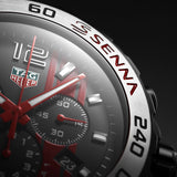 Tag Heuer Formula 1 Ayrton Senna Limited Edition Black Dial Two Tone Rubber Strap Watch for Men - CAZ1019.FT8027 Buy Now By Tag Heuer