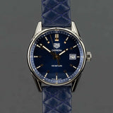 Tag Heuer Carrera Quartz Blue Dial Blue Calfskin Leather Strap Watch for Women - WAR1112.FC6391 Buy Now By Tag Heuer