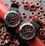 Tag Heuer Formula 1 Ayrton Senna Limited Edition Black Dial Two Tone Rubber Strap Watch for Men - CAZ1019.FT8027 Buy Now By Tag Heuer