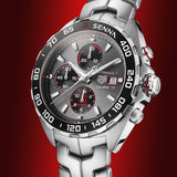 Tag Heuer Formula 1 Chronograph Senna Grey Dial Silver Steel Strap Watch for Men - CAZ201D.BA0633 Buy Now By Tag Heuer