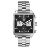 Tag Heuer Monaco Automatic Chronograph Black Dial Silver Steel Strap Watch for Men - CBL2113.BA0644 Buy Now By Tag Heuer