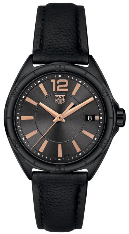 Tag Heuer Formula 1 Quartz Black Dial Black Leather Strap Watch for Women - WBJ1314.FC8230 Buy Now By Tag Heuer