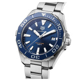Tag Heuer Aquaracer Blue Dial Quartz Silver Steel Strap Watch for Men - WAY111C.BA0928 Buy Now By Tag Heuer