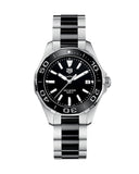 Tag Heuer Aquaracer Quartz Black Dial Two Tone Steel Strap Watch for Men - WAY131A.BA0913 Buy Now By Tag Heuer