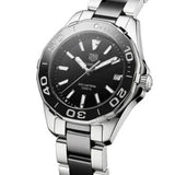 Tag Heuer Aquaracer Quartz Black Dial Two Tone Steel Strap Watch for Men - WAY131A.BA0913 Buy Now By Tag Heuer
