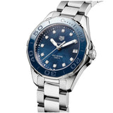 Tag Heuer Aquaracer 35mm Quartz Blue Dial Silver Steel Strap Watch for Women - WSY131L.BA0748 Buy Now By Tag Heuer